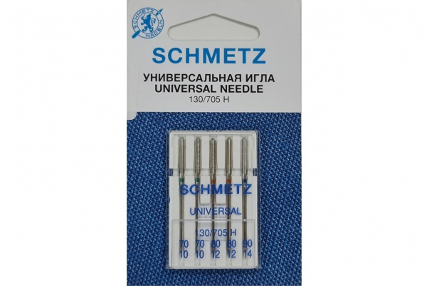 Иглы Schmetz универсальные (70x2, 80x2, 90x1), 5 шт в Альметьевске