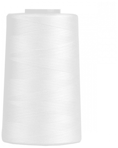 Нитки Sewing Thread 40/2 5000 ярд. цвет - белый 100% п/э в Альметьевске