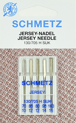 Иглы Schmetz джерси 130/705 H SUK (70x1, 80x2, 90x1, 100x1) 5 шт в Альметьевске